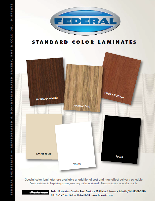Standard Laminate Colors