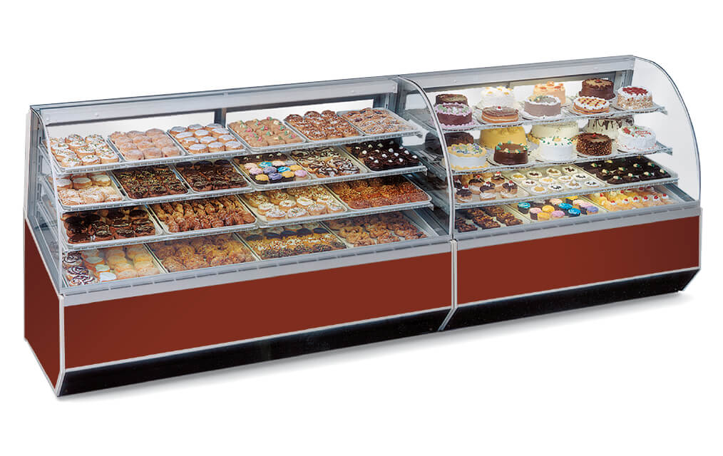 SERIES &#39;90 REFRIGERATED BAKERY CASE - BLUE LAMINATE