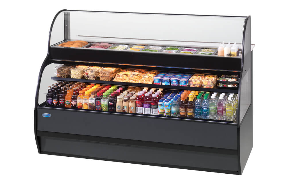 Sandwich display sale cooler