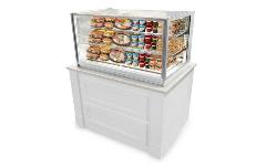 ITALIAN GLASS ITR4826 REFRIGERATED DROP-IN MERCHANDISER IN WHITE CABINET