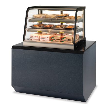 Vendo HFOD30001 34 Countertop Hot Food Display Case, Self-Service, 2  Adjustable Shelves